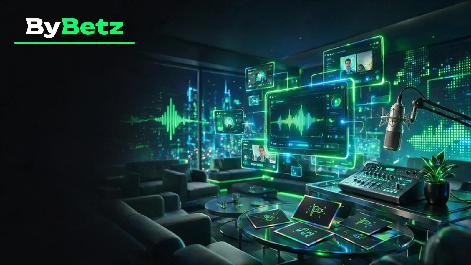 ByBetz voice and video party room with invitation and device controls