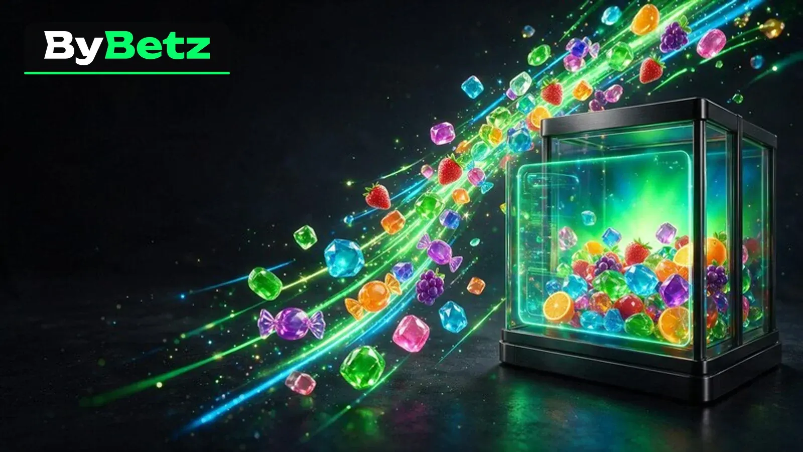ByBetz editorial banner for the Sweet Rush Bonanza game guide